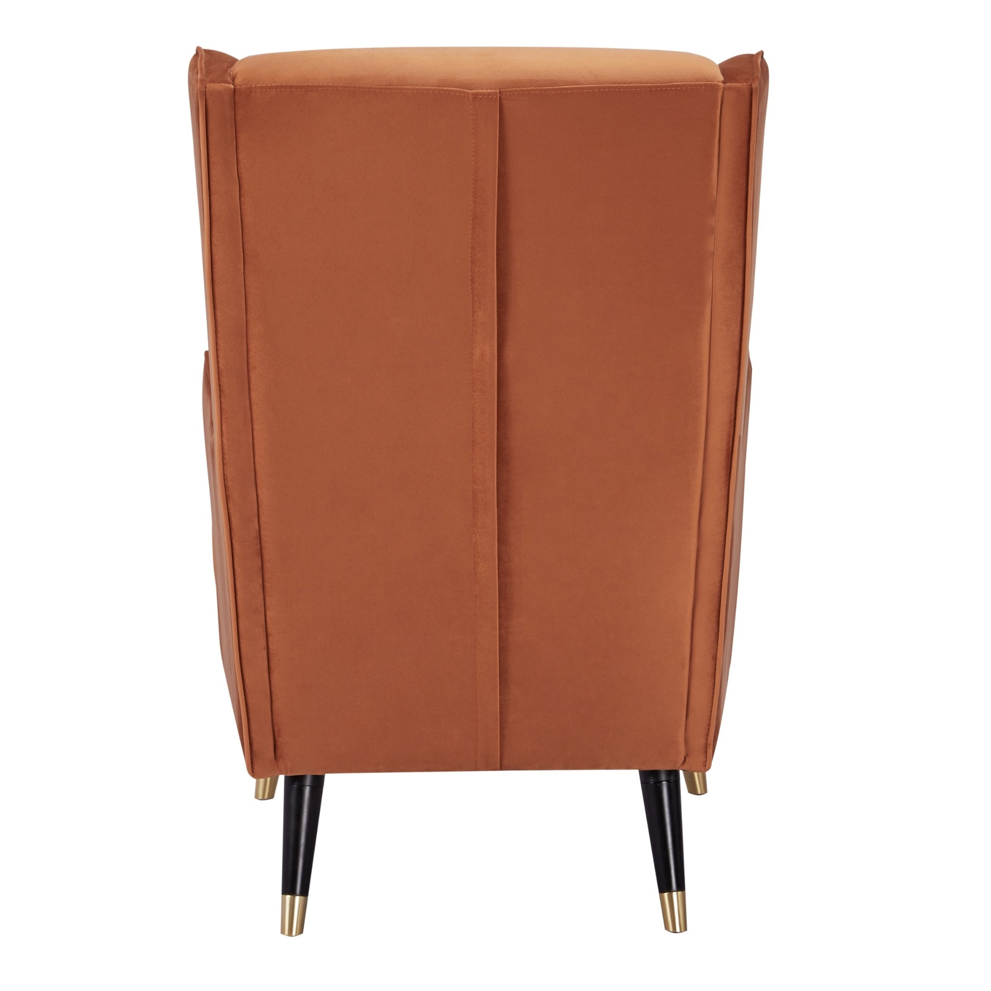 Vivian Accent Sofa Arm Chair Fabric Uplholstered Lounge Couch - Cinnamon - Cosy Abode