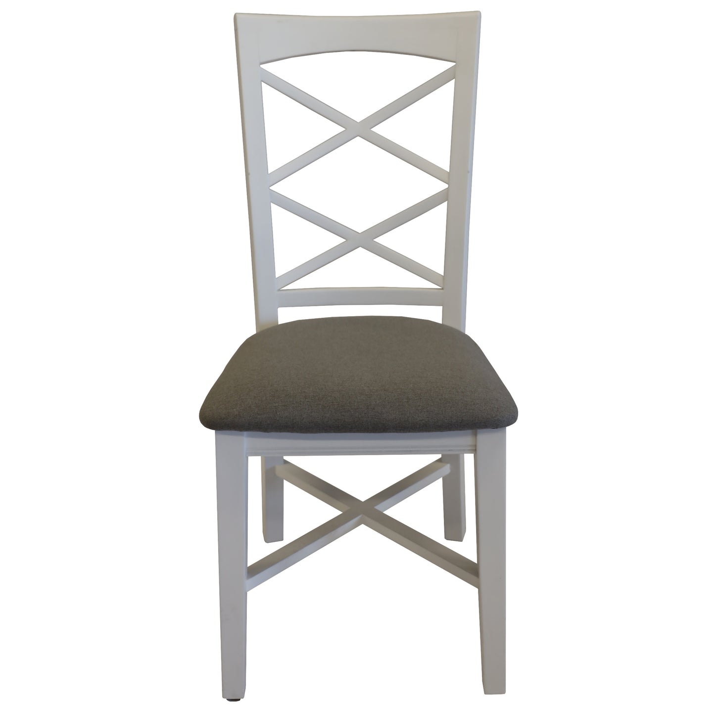 Daisy Dining Chair Set of 2 Solid Acacia Timber Wood Hampton Furniture - White - Cosy Abode
