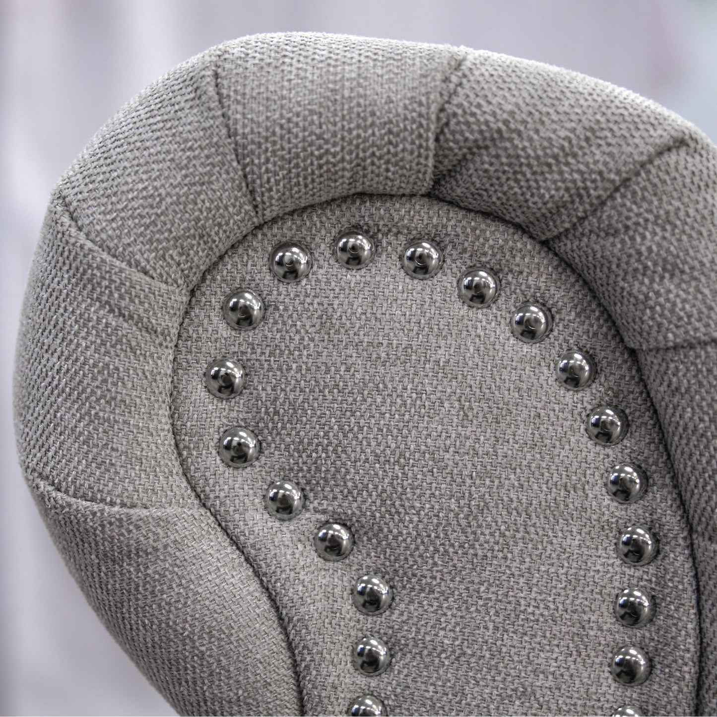 Mellowly 3 Seater Sofa Fabric Uplholstered Chesterfield Lounge Couch - Grey - Cosy Abode