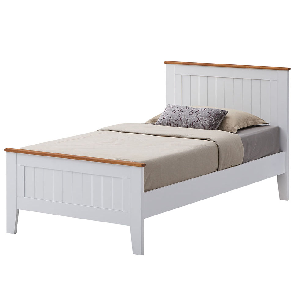 Lobelia 4pc King Single Bedroom Suite Furniture Package -White - Cosy Abode