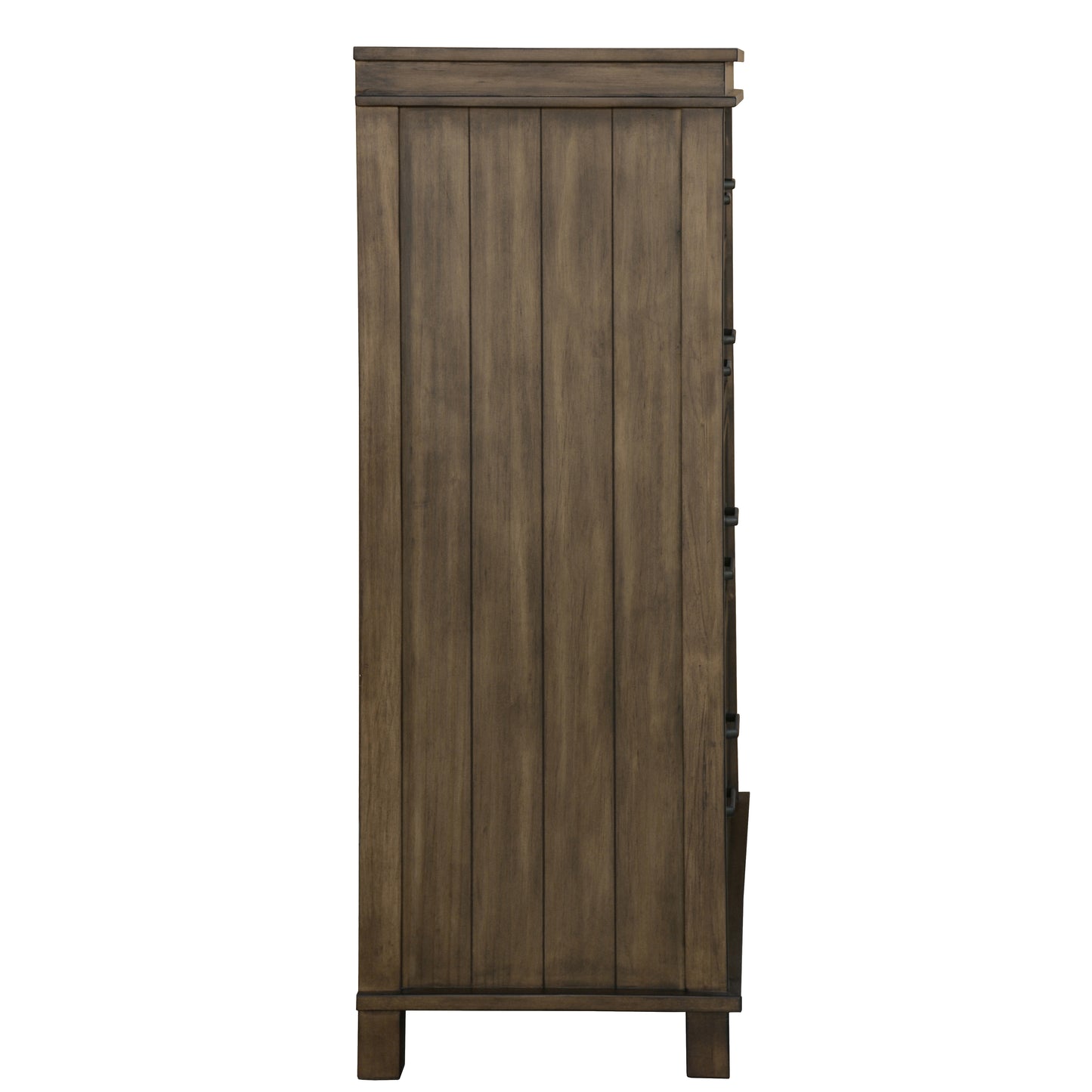 Lily Tallboy 6 Chest of Drawers Solid Pine Wood Bed Storage Cabinet -Rustic Grey - Cosy Abode