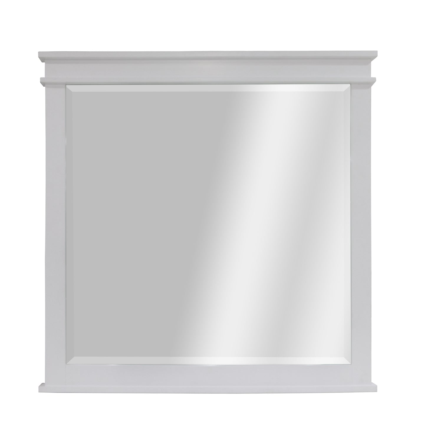 Lily Dresser Mirror Vanity Dressing Table Solid Pine  Wood Frame - White - Cosy Abode