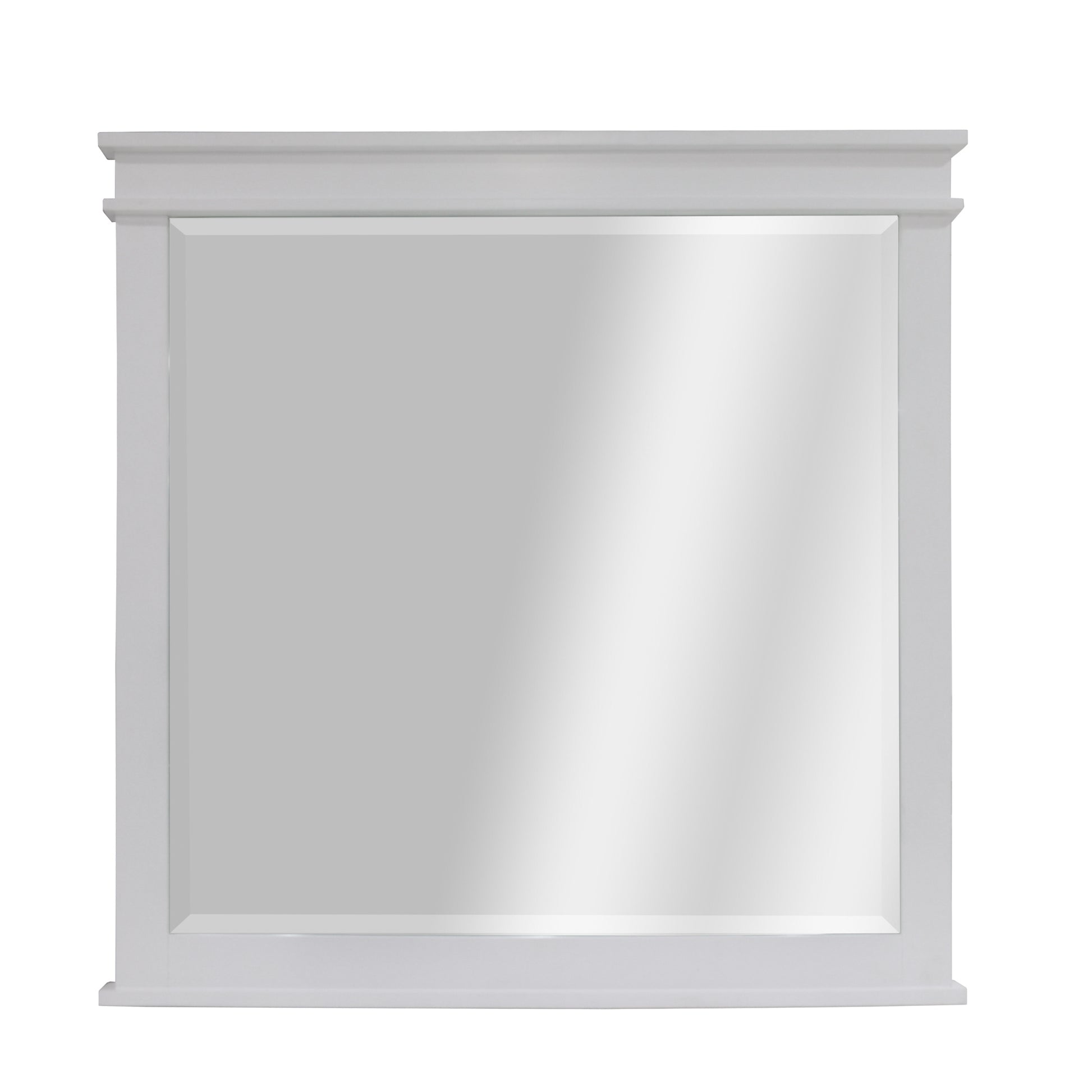Lily Dresser Mirror Vanity Dressing Table Solid Pine  Wood Frame - White - Cosy Abode