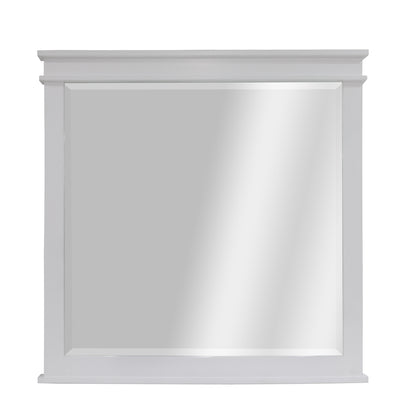 Lily Dresser Mirror Vanity Dressing Table Solid Pine  Wood Frame - White - Cosy Abode