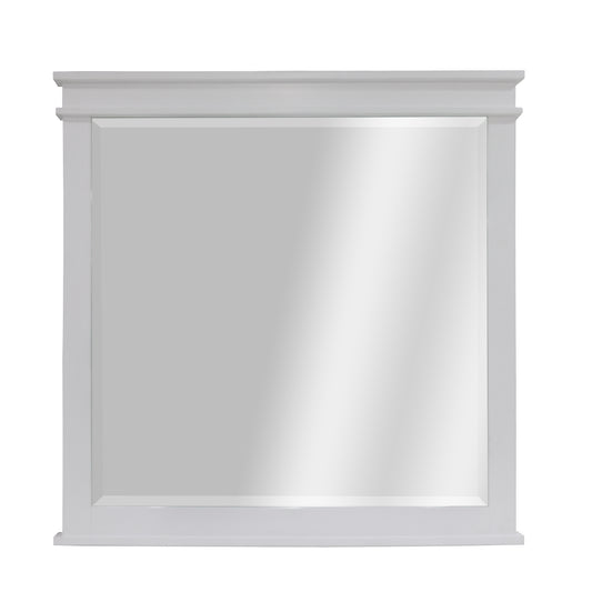 Lily Dresser Mirror Vanity Dressing Table Solid Pine  Wood Frame - White - Cosy Abode