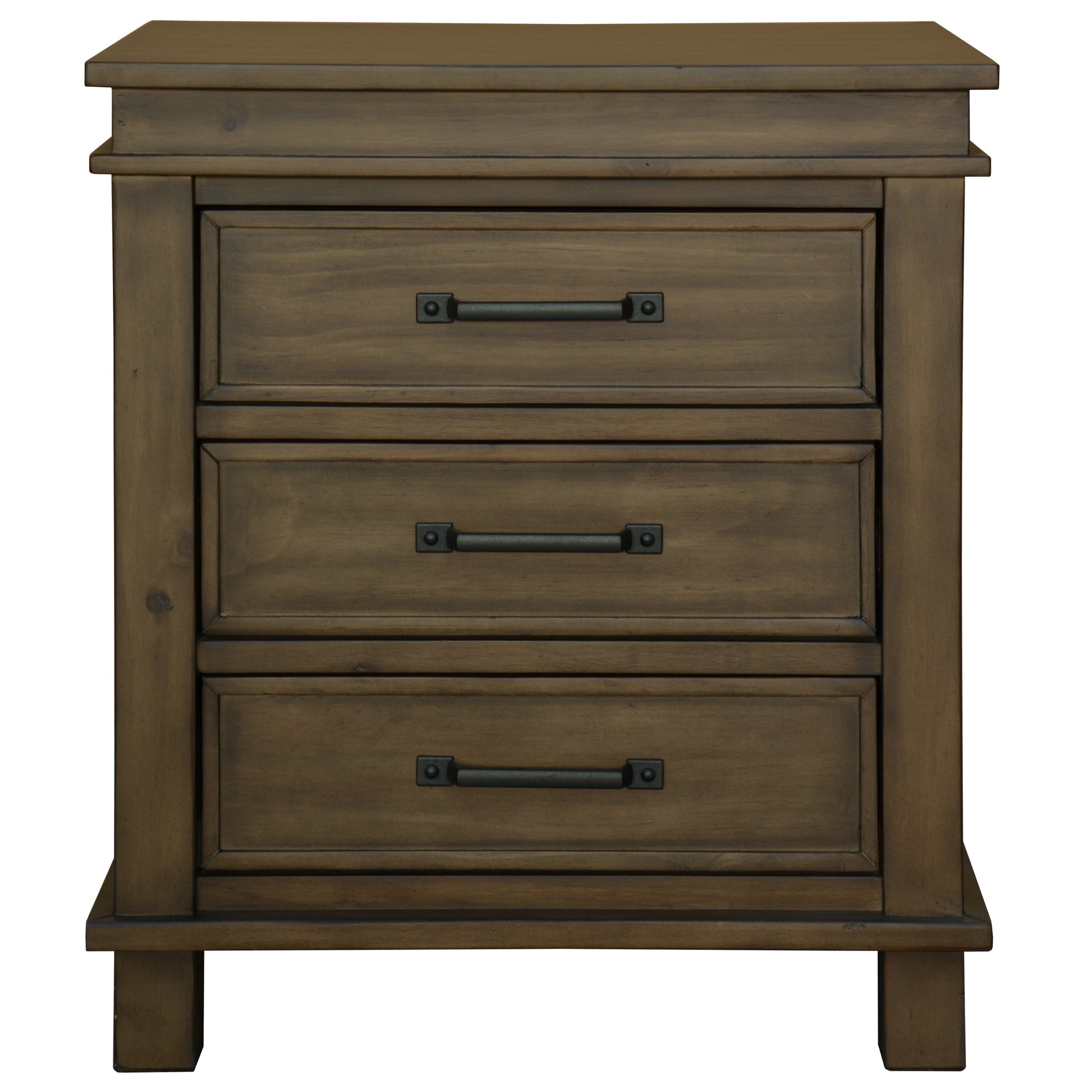 Lily 5pc King Bed Suite Bedside Dresser Bedroom Furniture Package - Rustic Grey - Cosy Abode