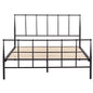Hardy  Double Bed Size Metal Frame Platform Mattress Base - Black - Cosy Abode