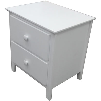 Wisteria 4pc King Single Bed Suite Bedside Tallboy Bedroom Furniture Package Set - Cosy Abode