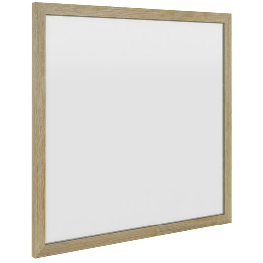 Gracelyn Dresser & Hall Mirror with Solid Wood Frame - Smoke 100cm x 100cm - Cosy Abode