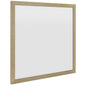 Gracelyn Dresser & Hall Mirror with Solid Wood Frame - Smoke 100cm x 100cm - Cosy Abode