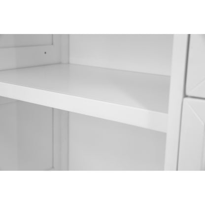 Beechworth Tallboy 4 Chest of Drawers Solid Pine Wood Storage Cabinet - White - Cosy Abode