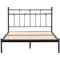 Moderna King Single Bed Size Metal Frame Platform Mattress Base - Black - Cosy Abode