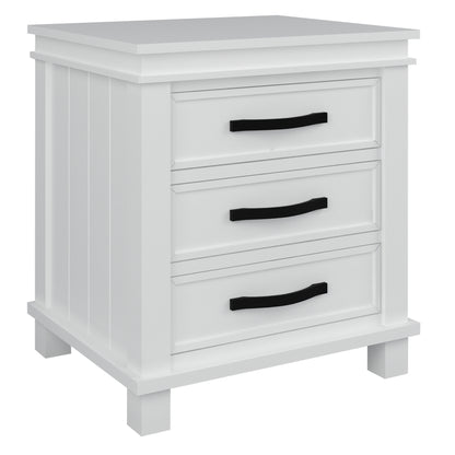 Lily 5pc King Bed Suite Bedside Dresser Bedroom Furniture Package - White - Cosy Abode
