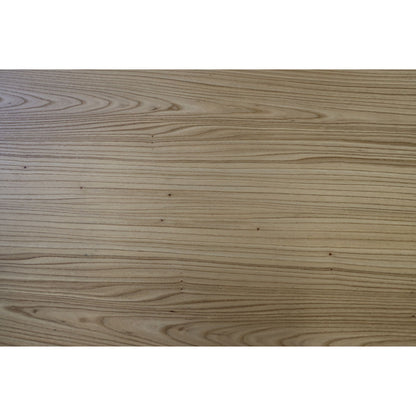 Petunia  7pc 180cm Dining Table Set 6 Cross Back Chair Elm Timber Wood Metal Leg - Cosy Abode