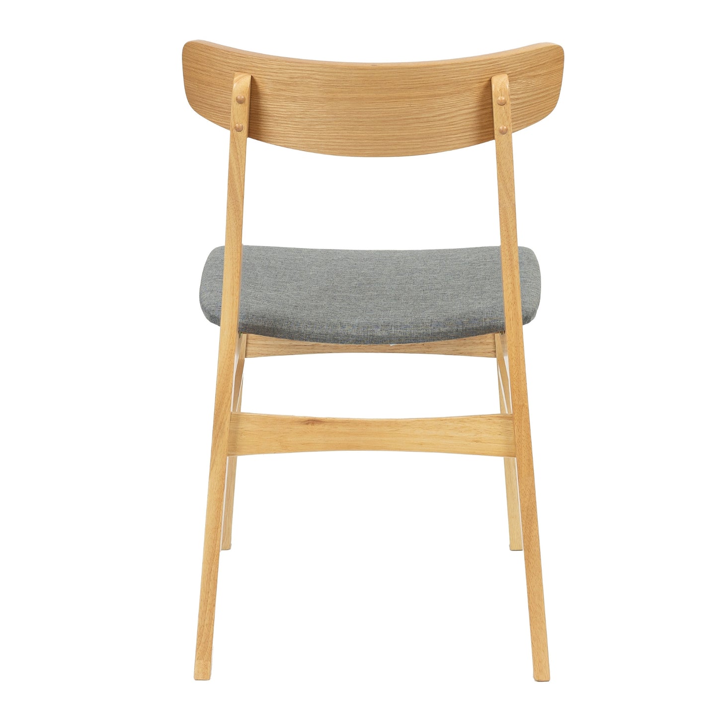Oscar 7pc Dining Set 150cm Table 6 Chair Fabric Seat Scandinavian Style - Cosy Abode