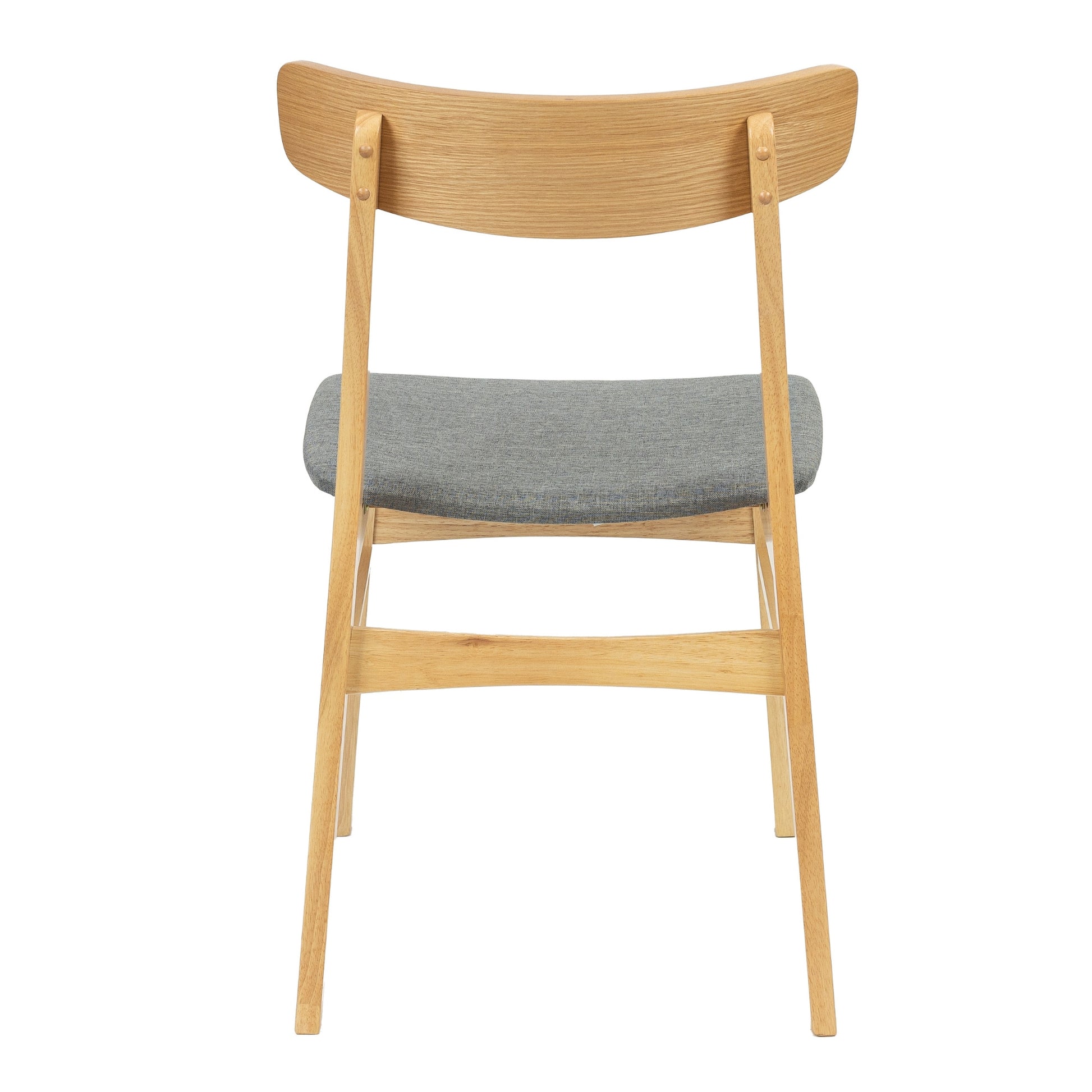 Oscar 7pc Dining Set 150cm Table 6 Chair Fabric Seat Scandinavian Style - Cosy Abode