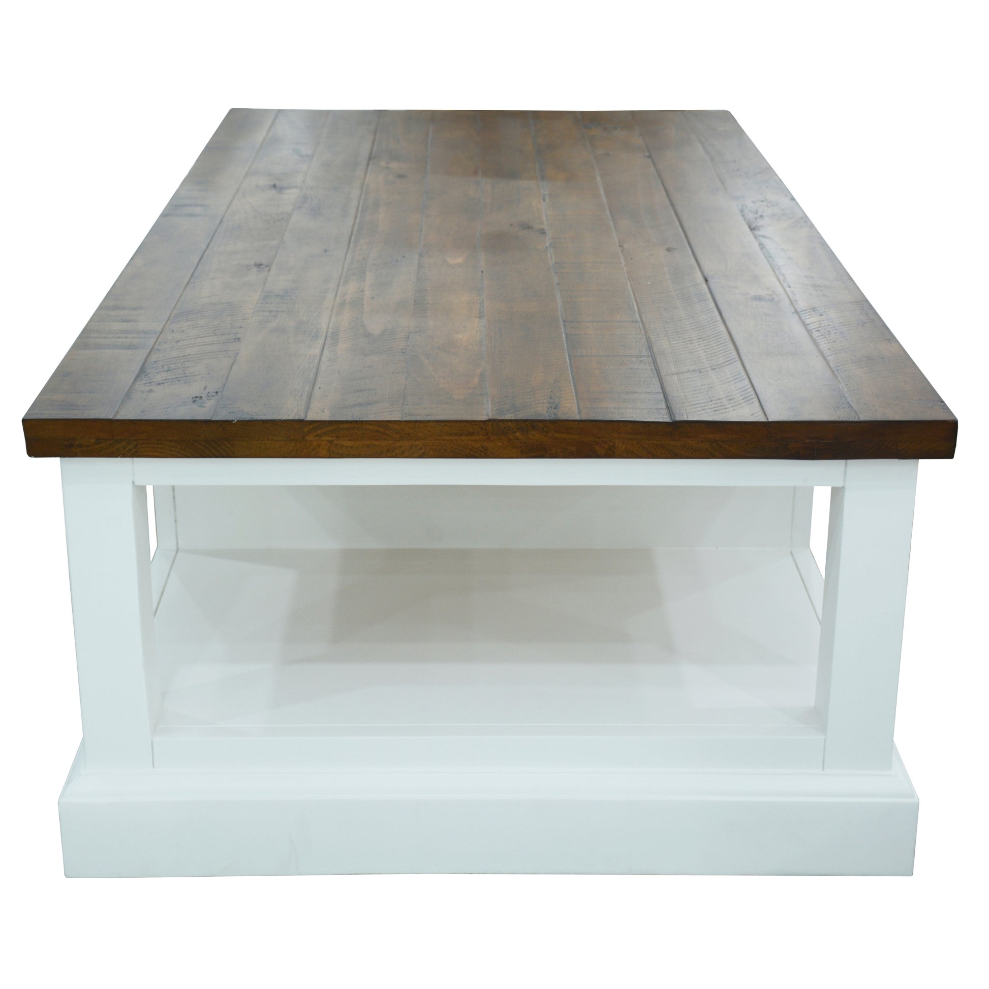 Norah Coffee Table 130cm 2 Drawer Solid Acacia Timber Wood - Cosy Abode