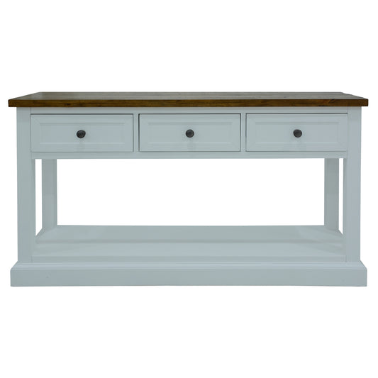 Norah Console Table 140cm32 Drawer Solid Acacia Timber Wood - Cosy Abode