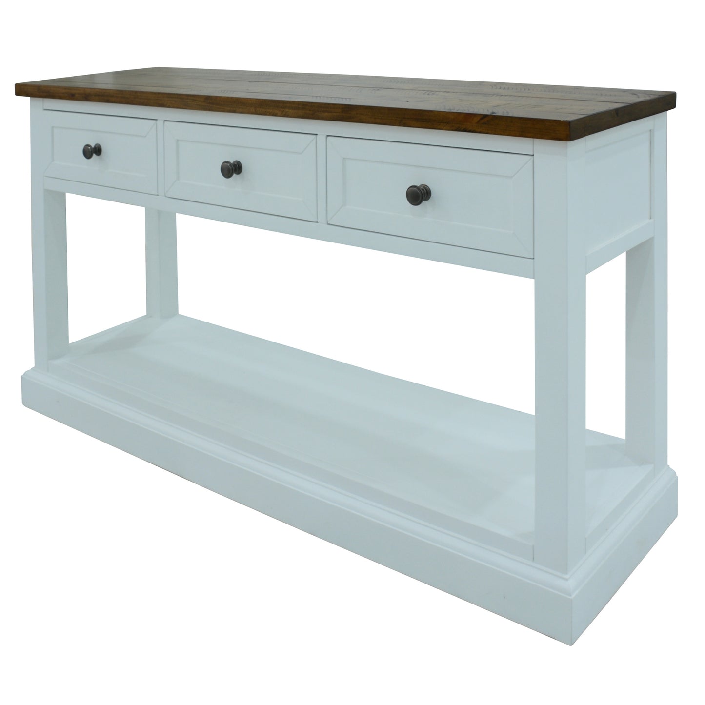 Norah Console Table 140cm32 Drawer Solid Acacia Timber Wood - Cosy Abode