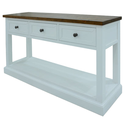 Norah Console Table 140cm32 Drawer Solid Acacia Timber Wood - Cosy Abode