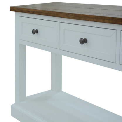 Norah Console Table 140cm32 Drawer Solid Acacia Timber Wood - Cosy Abode