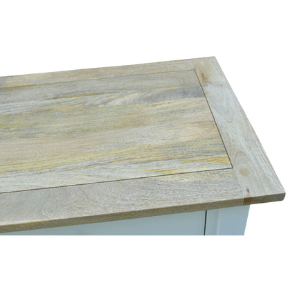 Lavasa Console Table 140cm Entryway Entrance Hallway Solid Mango Wood Farmhouse - Cosy Abode