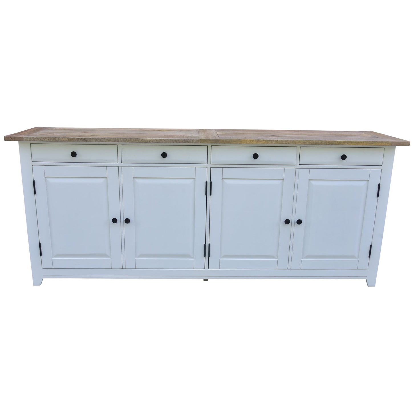 Lavasa Buffet Table 208cm 4 Doors Drawers Solid Mango Wood Farmhouse Furniture - Cosy Abode