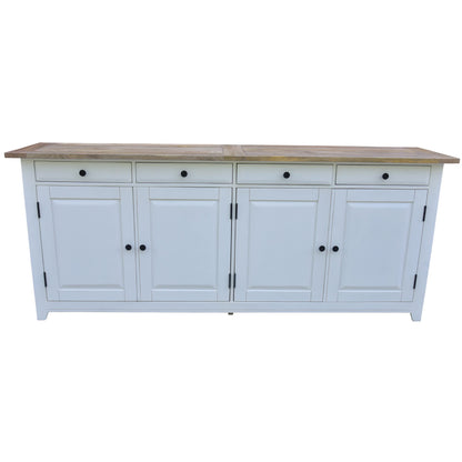 Lavasa Buffet Table 208cm 4 Doors Drawers Solid Mango Wood Farmhouse Furniture - Cosy Abode