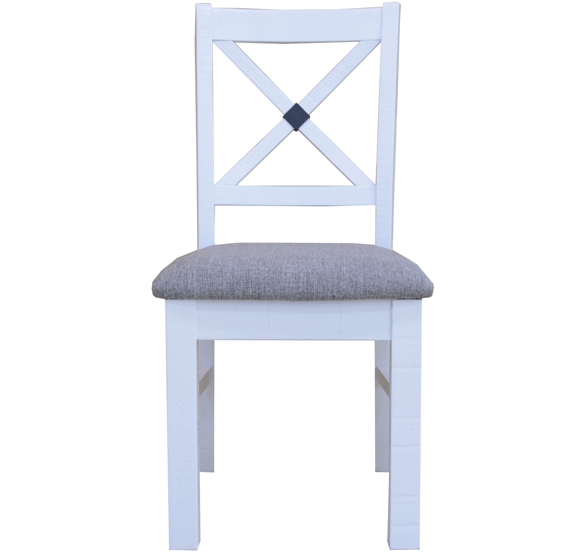 Beechworth Dining Chair Set of 2 Solid Pine Timber Wood Hampton Furniture - Grey - Cosy Abode