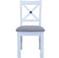 Beechworth Dining Chair Set of 2 Solid Pine Timber Wood Hampton Furniture - Grey - Cosy Abode