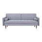 Livia 3 Seater Sofa Bed Fabric Uplholstered Lounge Couch - Gey - Cosy Abode