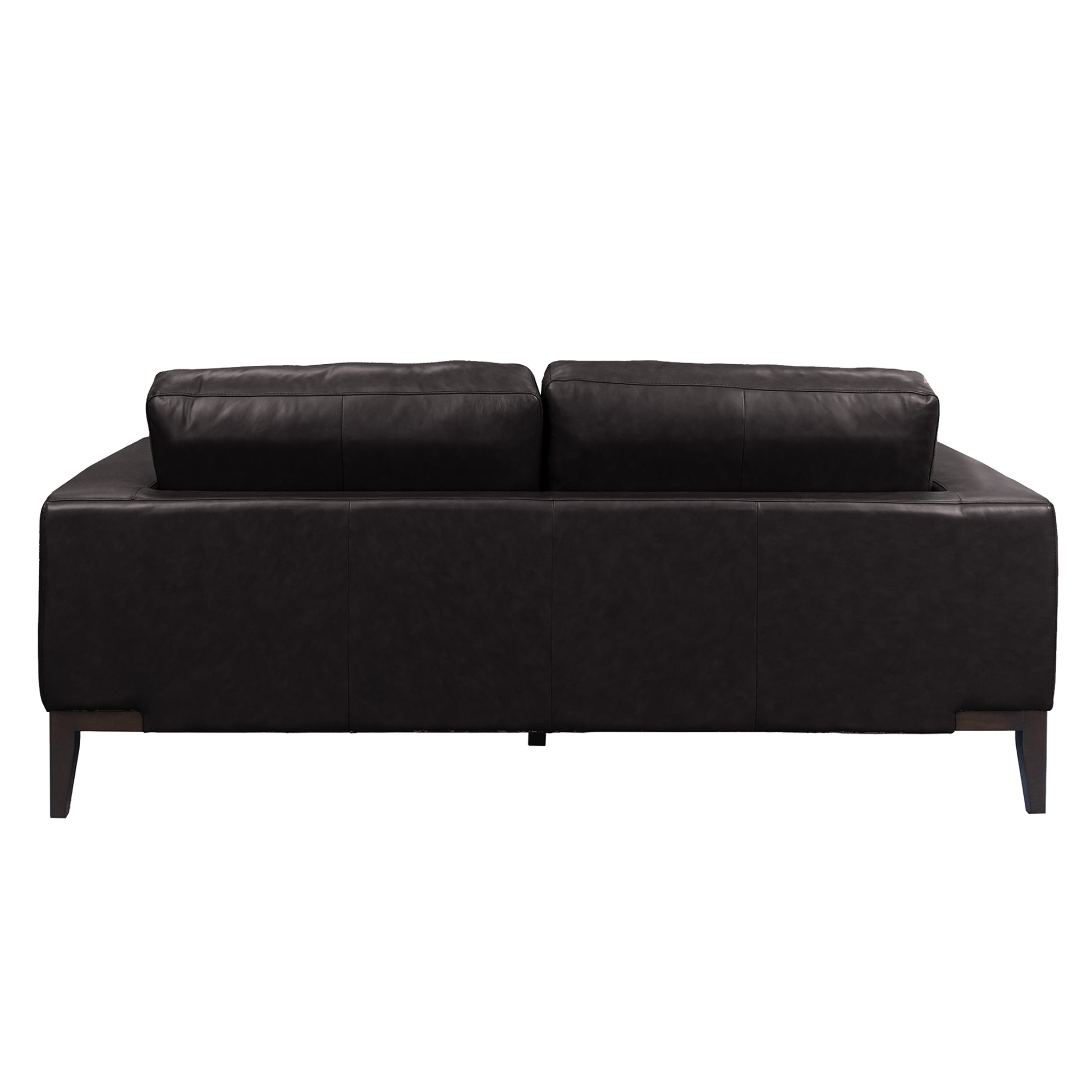 Lorenzo 2 + 3 Seater Sofa Leather Upholstered Lounge Set - Chocolate - Cosy Abode