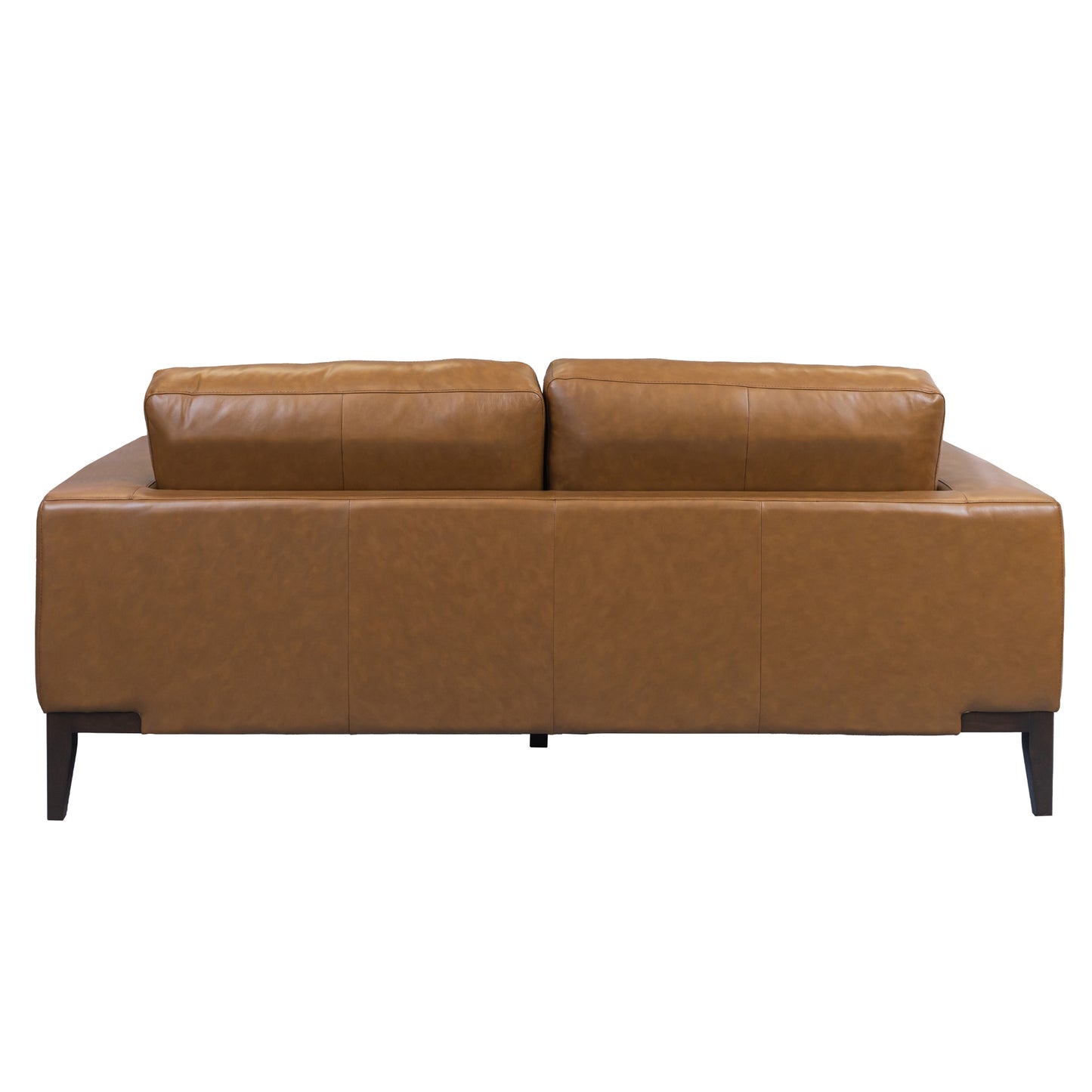 Lorenzo 2 + 3 Seater Sofa Leather Upholstered Lounge Set - Tan - Cosy Abode