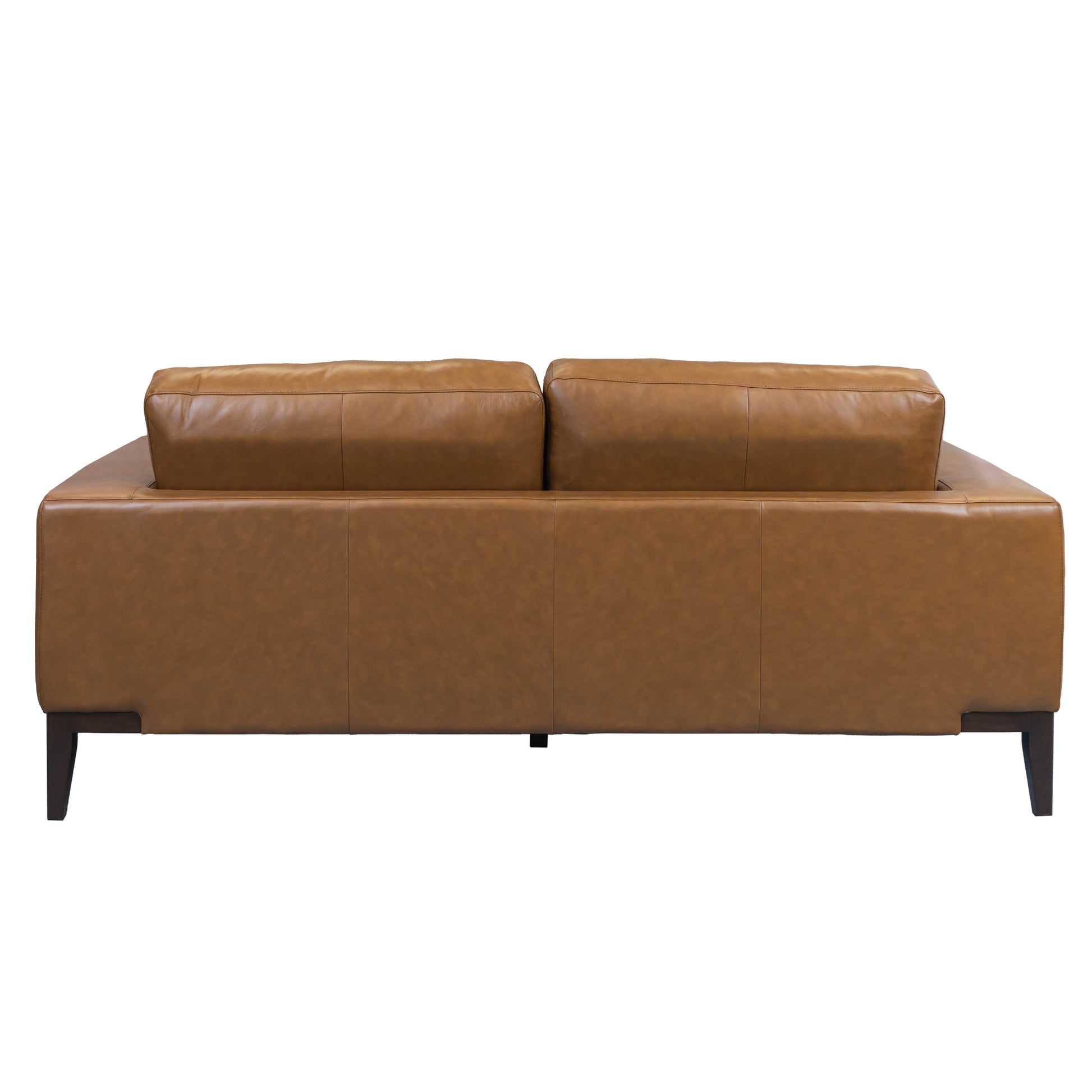 Lorenzo 2 + 3 Seater Sofa Leather Upholstered Lounge Set - Tan - Cosy Abode