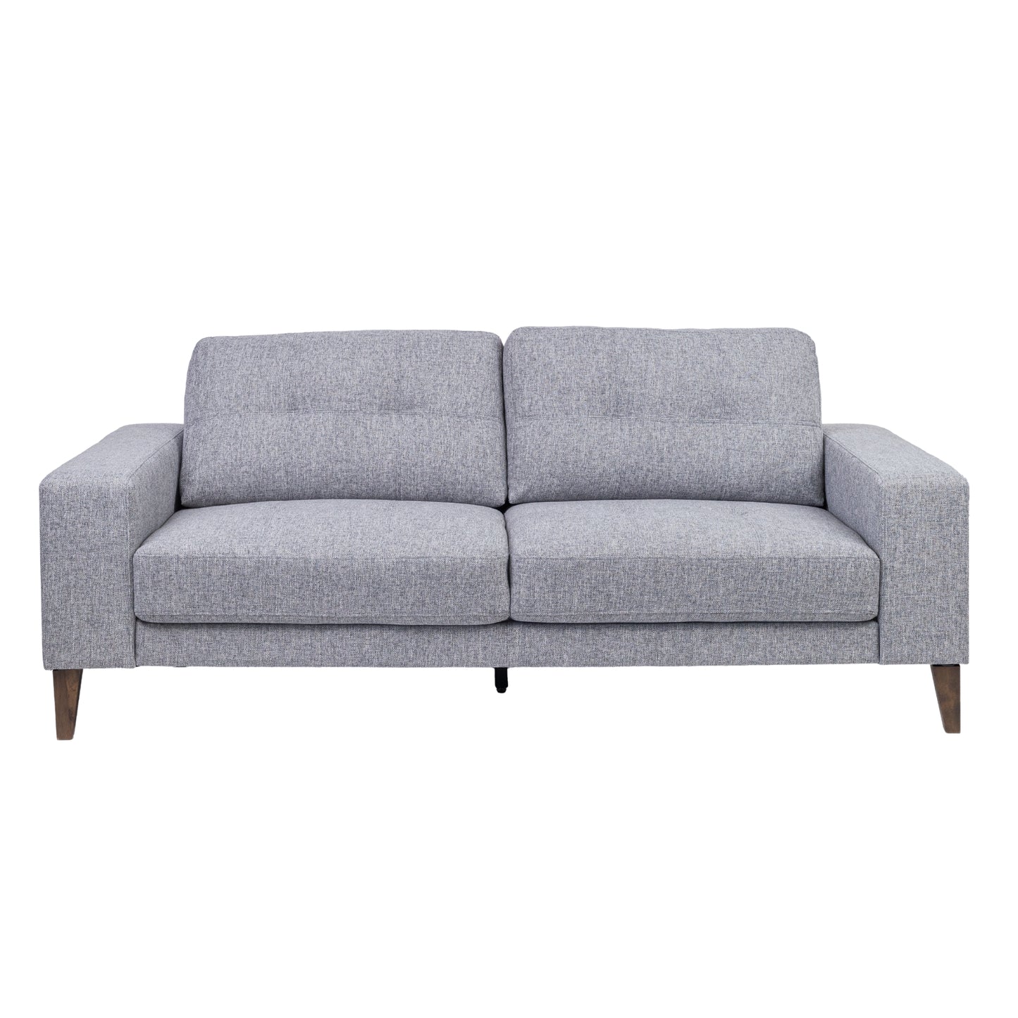Juliet 2 + 3 Seater Sofa Set Soft Fabric Uplholstered Lounge Couch Grey - Cosy Abode