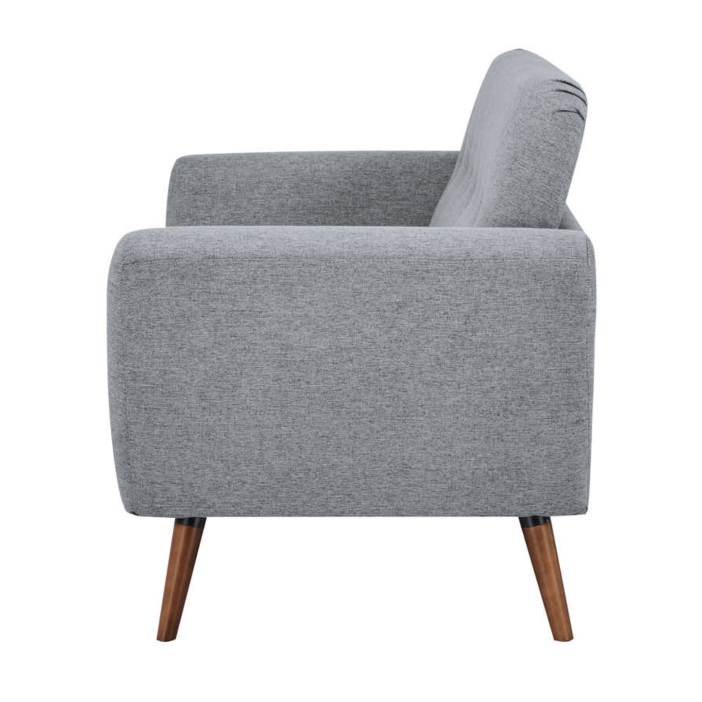Lilliana 2 Seater Sofa Fabric Uplholstered Lounge Couch - Light Grey - Cosy Abode