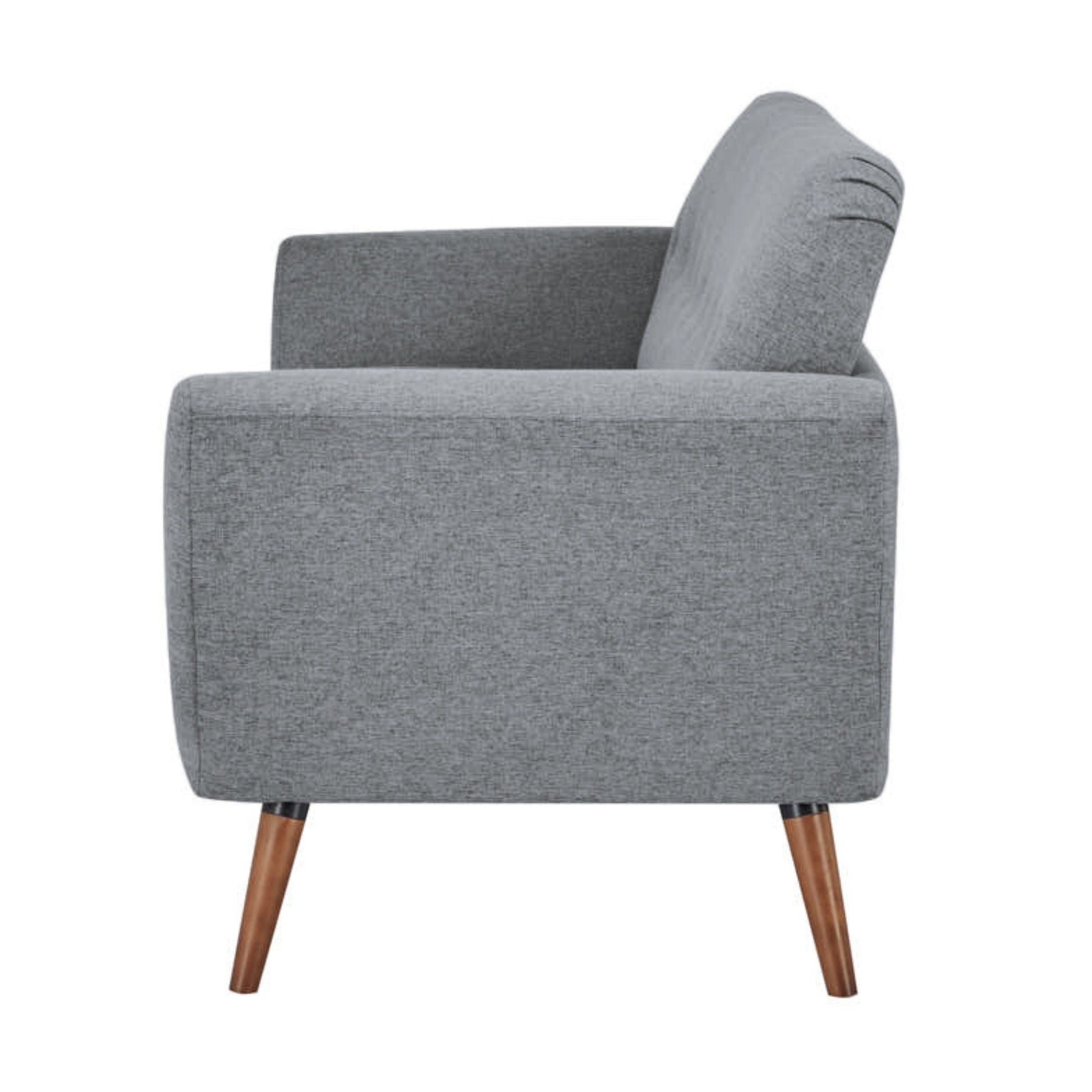 Lilliana 3 Seater Sofa Fabric Uplholstered Lounge Couch - Light Grey - Cosy Abode