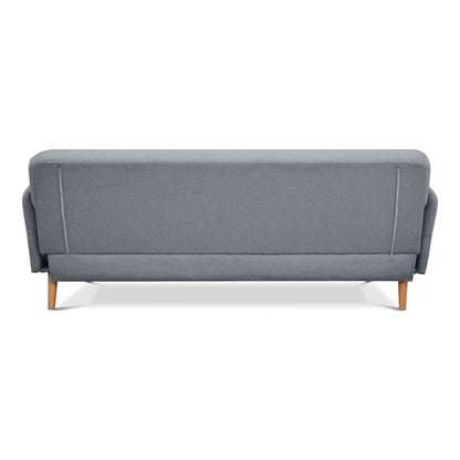 Brianna 3 + 2 + 1 Seater Sofa Fabric Uplholstered Lounge Couch - Light Grey - Cosy Abode