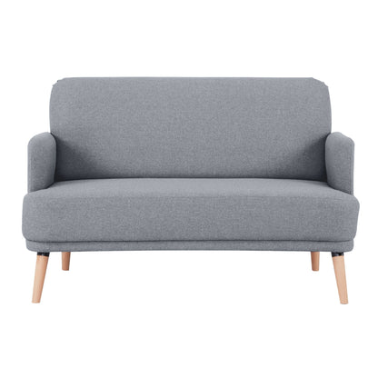 Brianna 3 + 2 + 1 Seater Sofa Fabric Uplholstered Lounge Couch - Light Grey - Cosy Abode