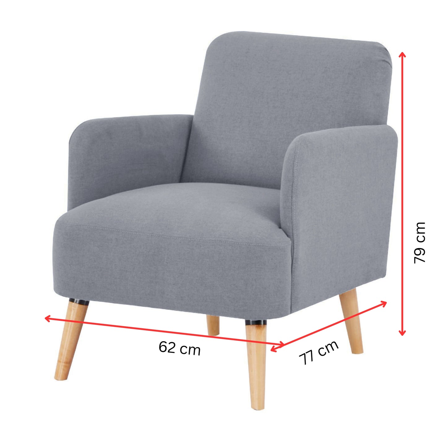 Brianna 3 + 2 + 1 Seater Sofa Fabric Uplholstered Lounge Couch - Light Grey - Cosy Abode