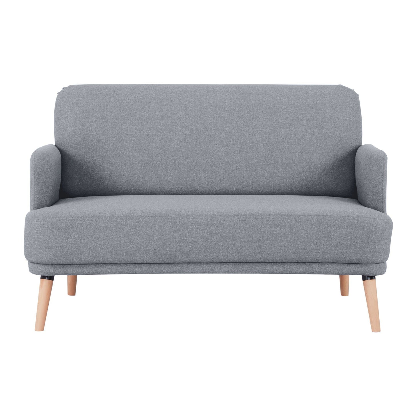 Brianna 3 + 2 Seater Sofa Fabric Uplholstered Lounge Couch - Light Grey - Cosy Abode
