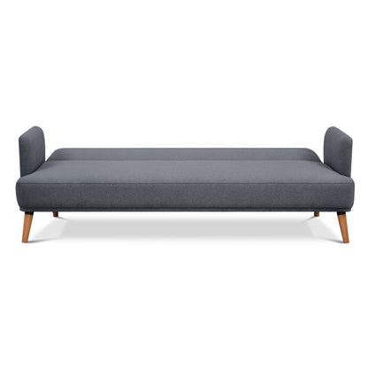 Brianna 3 + 1 Seater Sofa Fabric Uplholstered Lounge Couch - Dark Grey - Cosy Abode