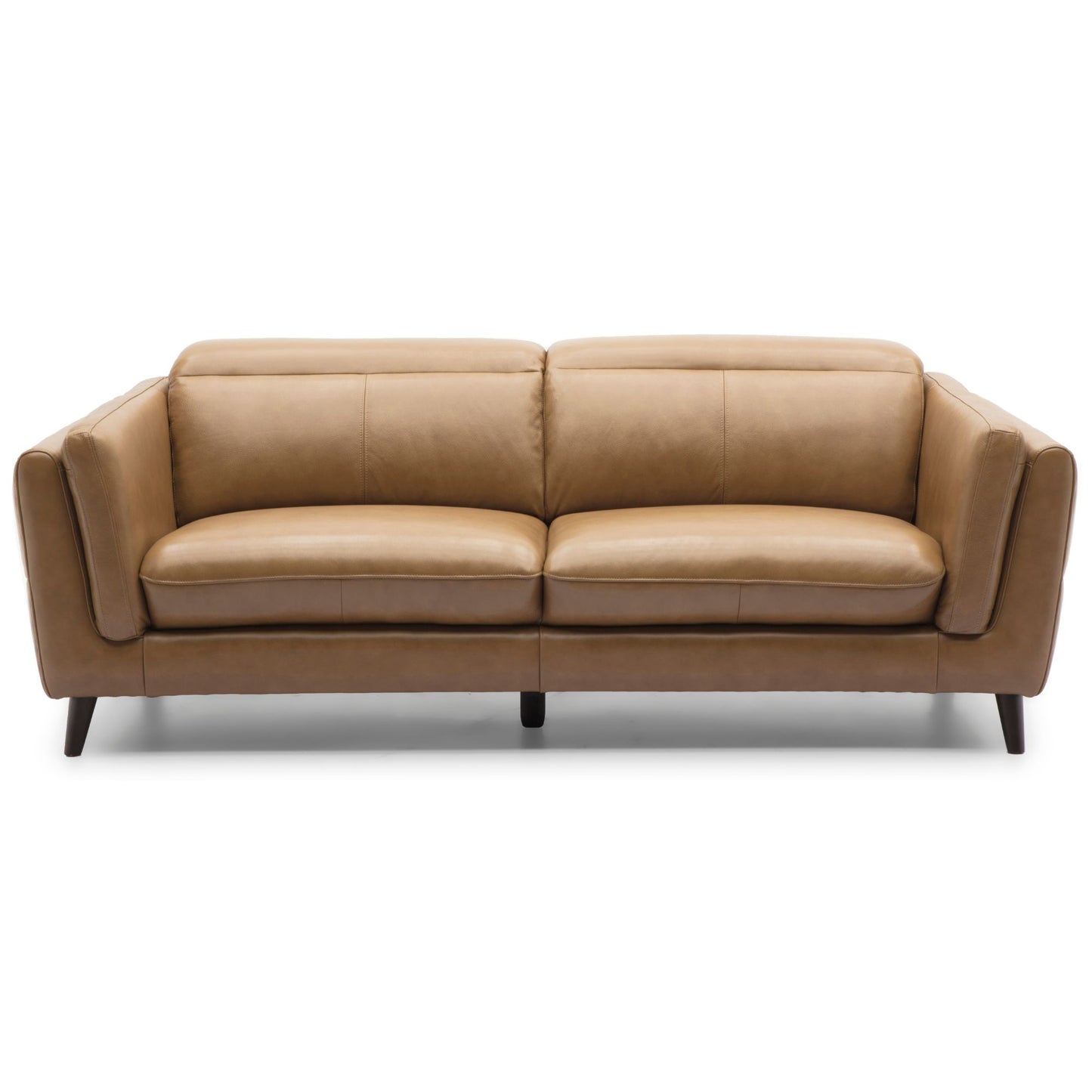 Quince 2 Seater Sofa Genuine Leather Upholstered Coach Lounge - Cosy Abode