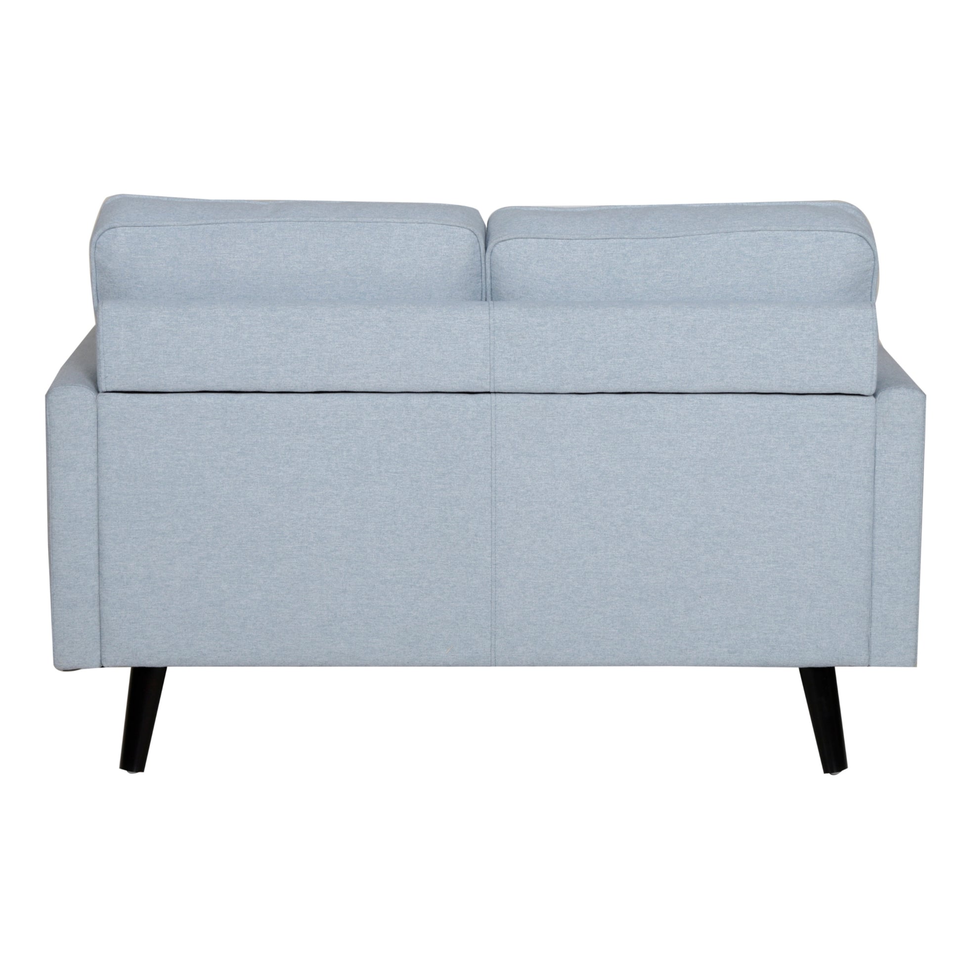 Lexi 2 Seater Sofa Fabric Uplholstered Lounge Couch - Light Blue - Cosy Abode