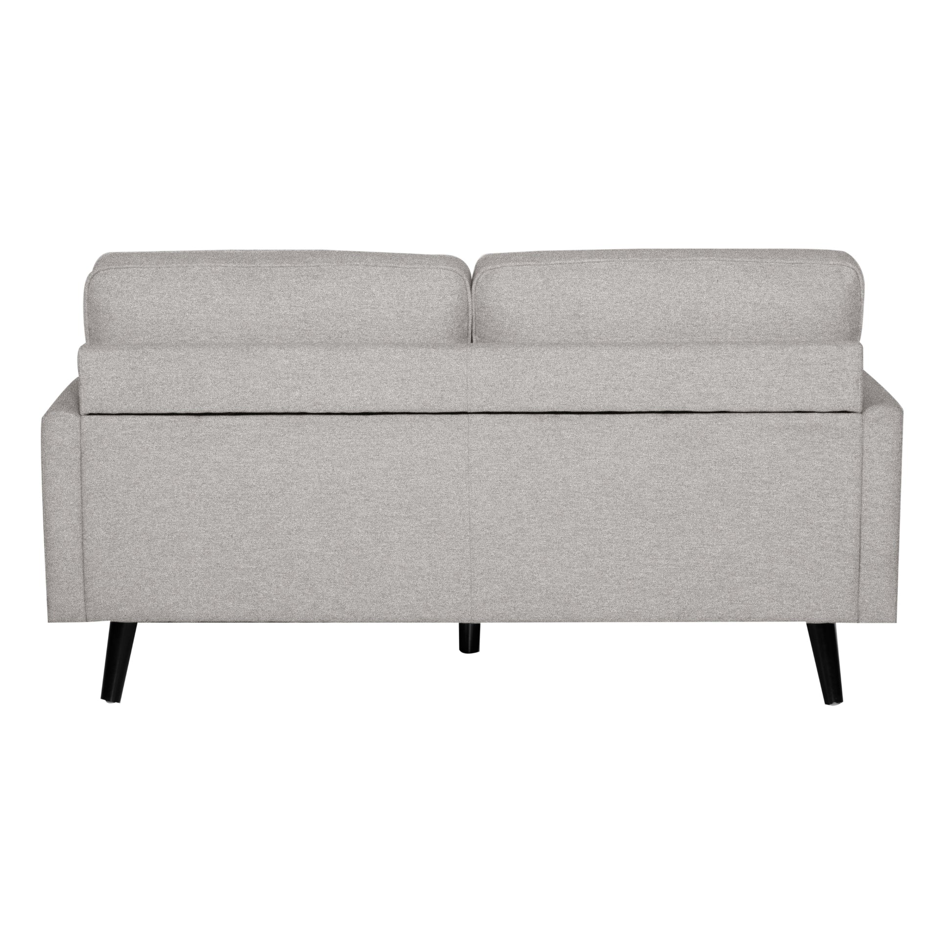 Lexi 2 + 2.5 Seater Sofa Set Fabric Uplholstered Lounge Couch - Light Grey - Cosy Abode
