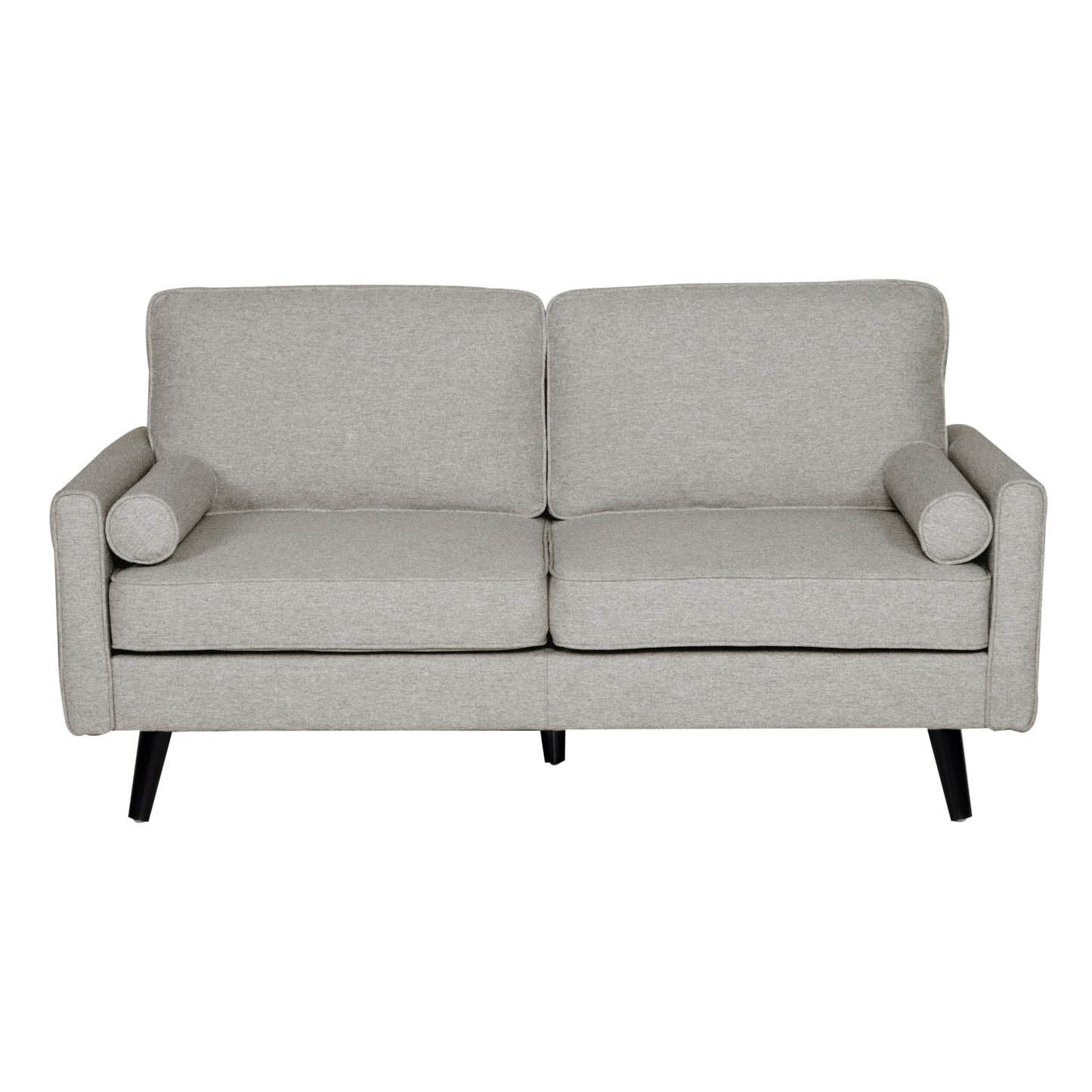 Lexi 2.5 Seater Sofa Fabric Uplholstered Lounge Couch - Light Grey - Cosy Abode