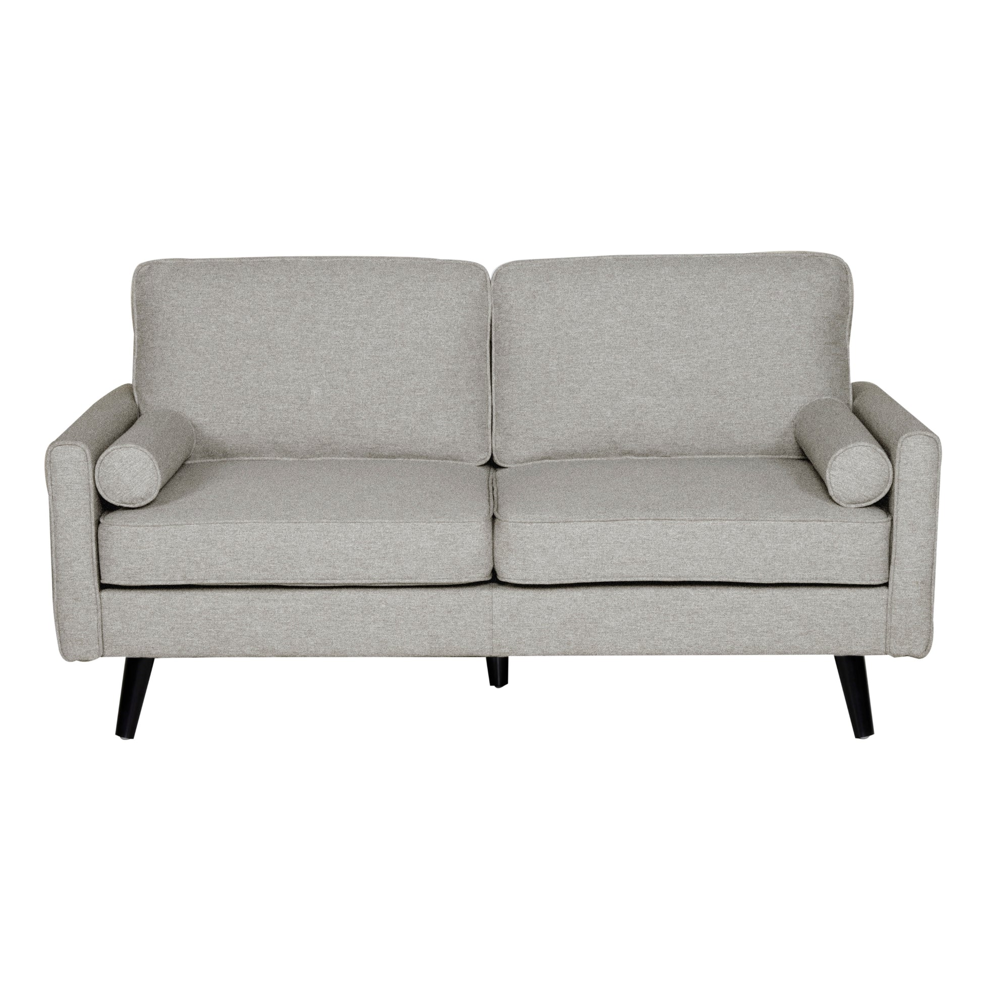 Lexi 2.5 Seater Sofa Fabric Uplholstered Lounge Couch - Light Grey - Cosy Abode