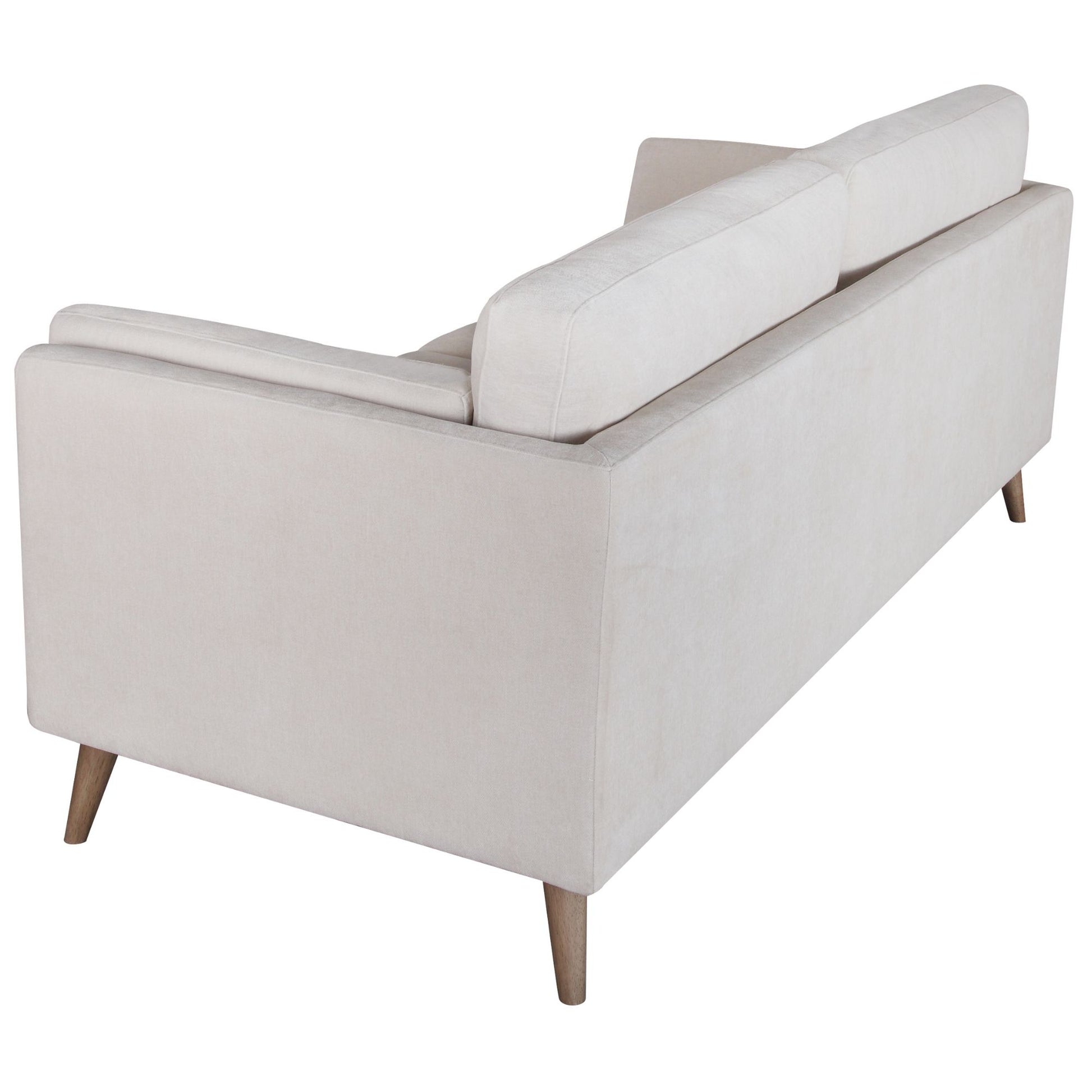 Nooa 2 + 3 Seater Sofa Set Fabric Uplholstered Lounge Couch - Stone - Cosy Abode