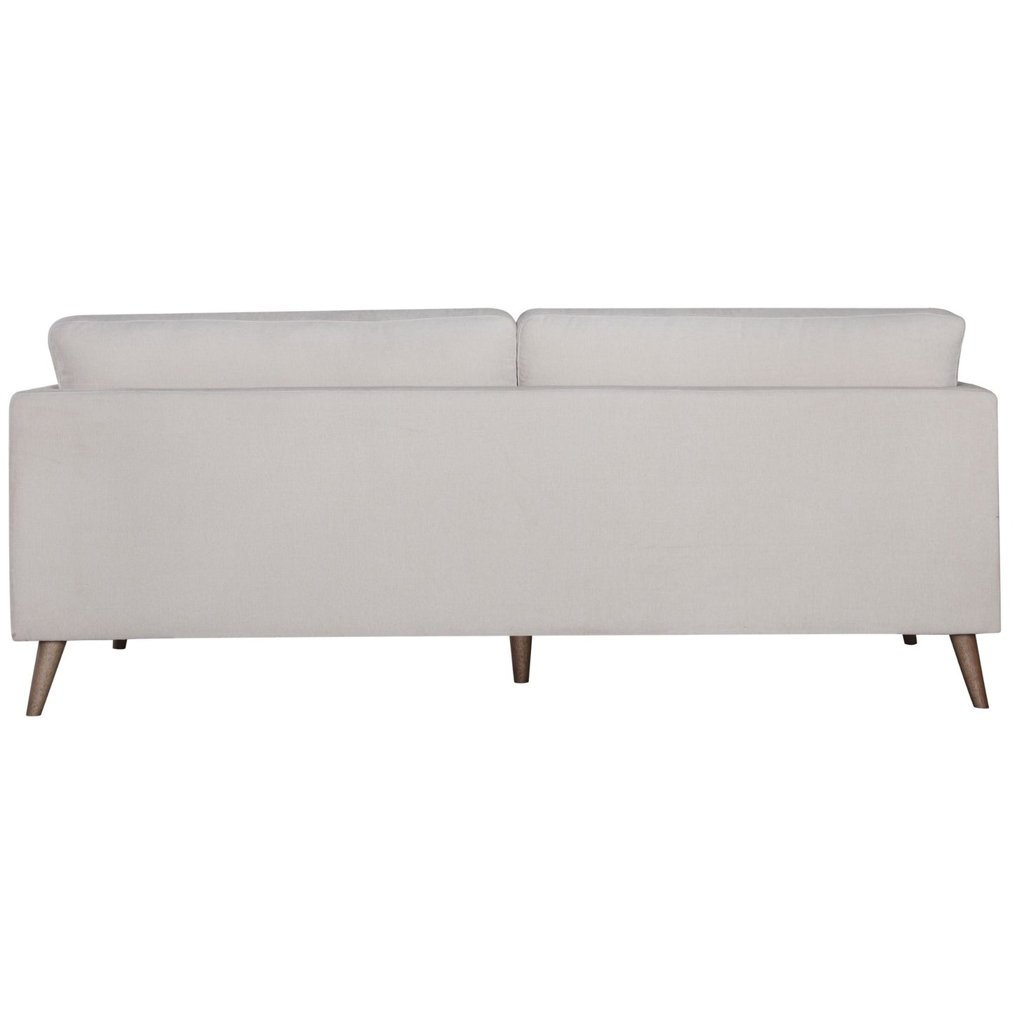 Nooa 3 Seater Sofa Fabric Uplholstered Lounge Couch - Stone - Cosy Abode