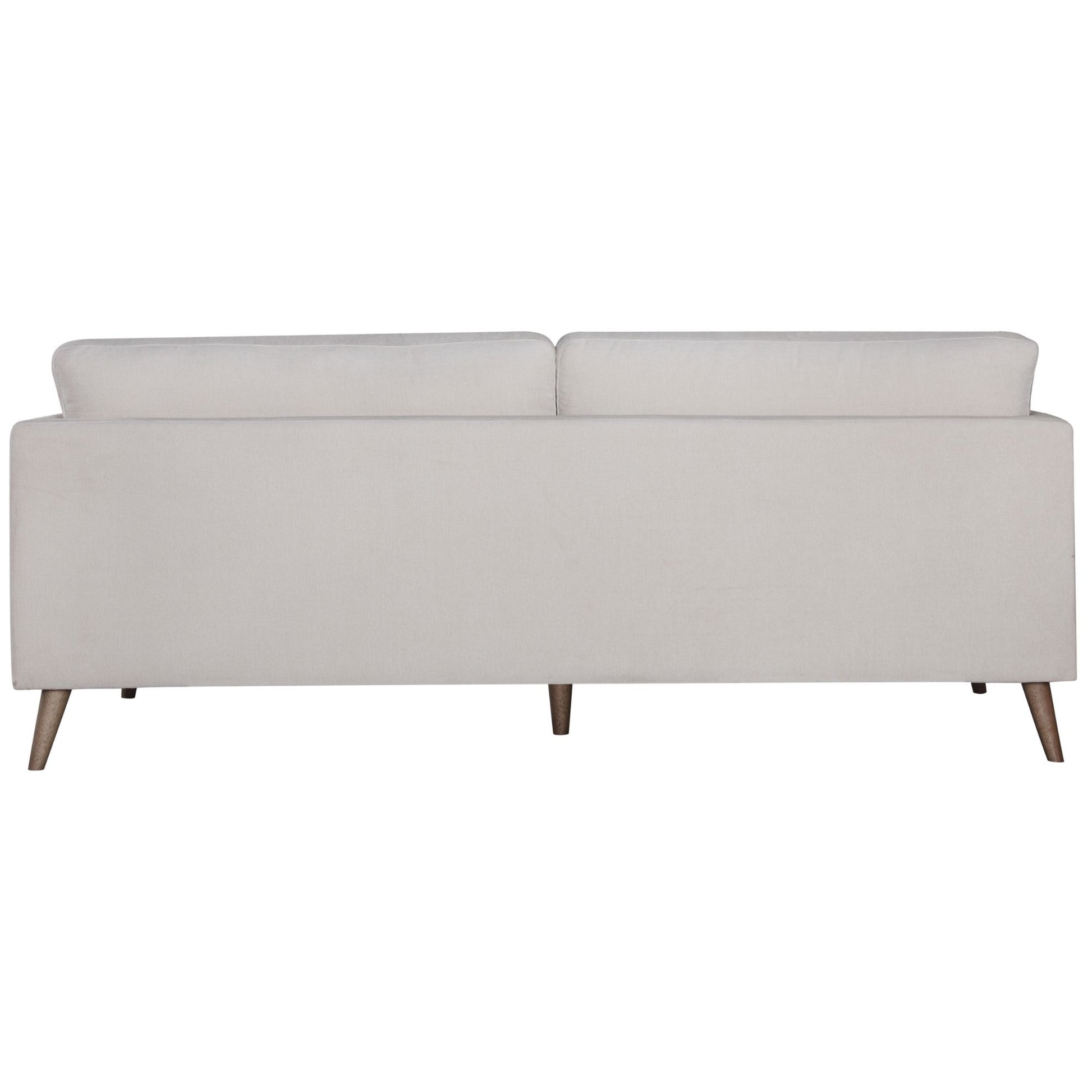 Nooa 3 Seater Sofa Fabric Uplholstered Lounge Couch - Stone - Cosy Abode